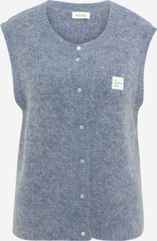 Cardigan 'EAST19MCE24' AMERICAN VINTAGE en bleu : devant