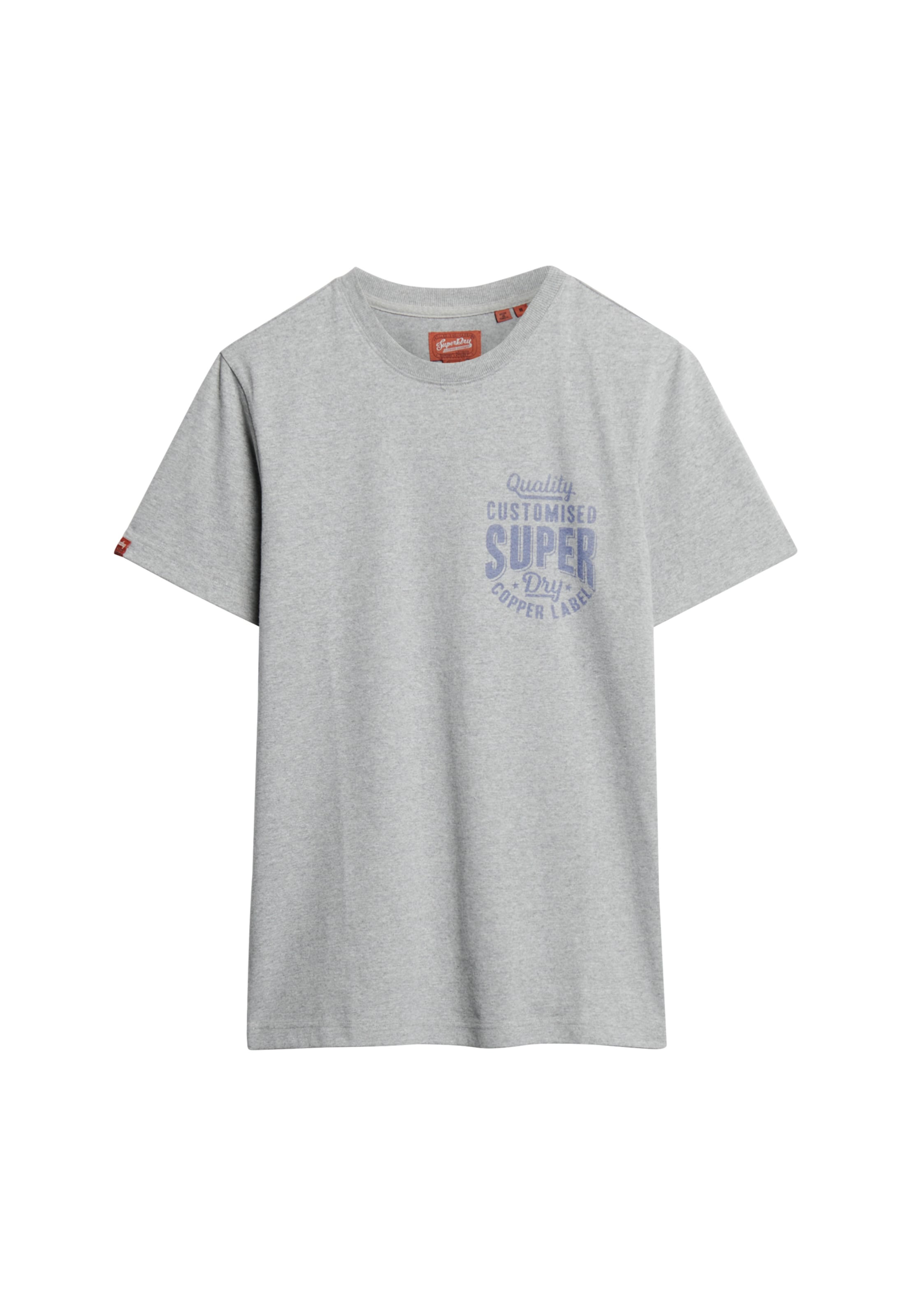 Superdry T-shirt i grå: framsida