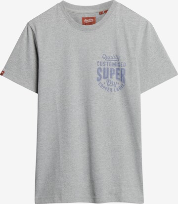 T-Shirt Superdry en gris : devant