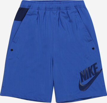 Regular Pantalon Nike Sportswear en bleu : devant