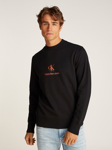 Calvin Klein Jeans Свитшот в Черный: спереди