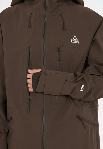 SOS Skijacke 'Kula' in Braun