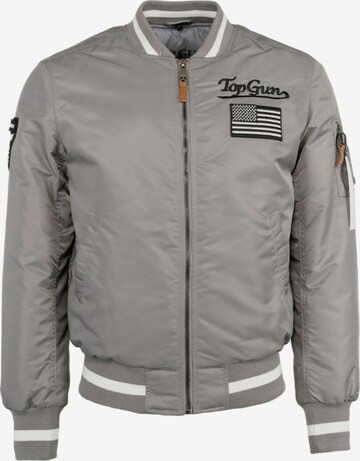 TOP GUN Between-Season Jacket in Grey: front