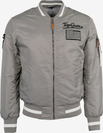 TOP GUN Between-Season Jacket in Grey: front