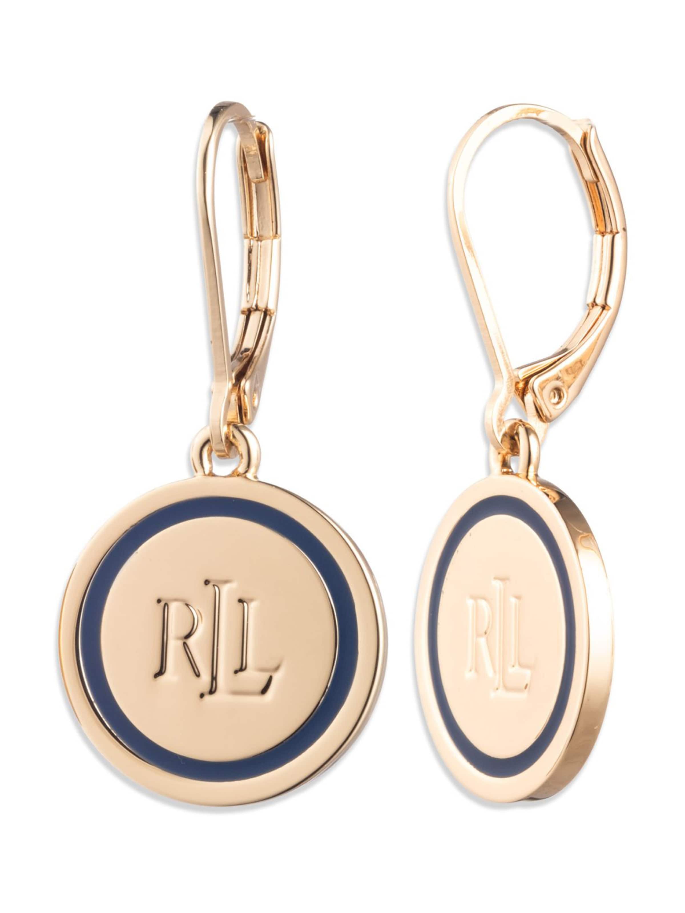 Orecchini di Lauren Ralph Lauren in oro: frontale