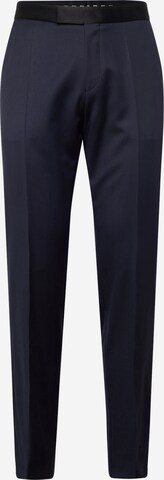 Slimfit Pantaloni con piega frontale 'H-Genius' di BOSS in blu: frontale