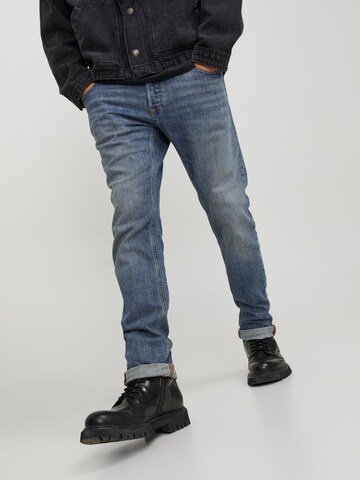 Coupe slim Jean 'JJIGlen JJCole' JACK & JONES en bleu