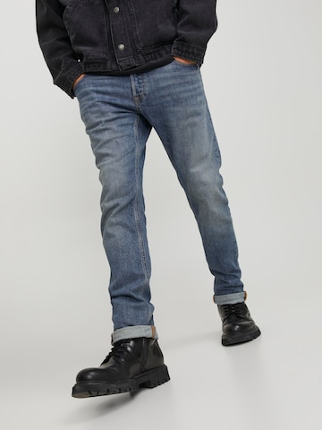 JACK & JONES Slimfit Jeans 'Glen Cole' in Blauw