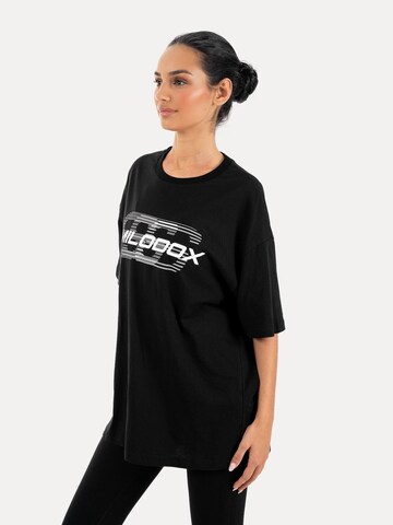 Smilodox Oversize T-Shirt Lyam in Schwarz
