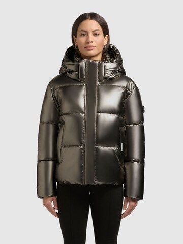 khujo Winter Jacket 'DEVINA2' in Bronze: front