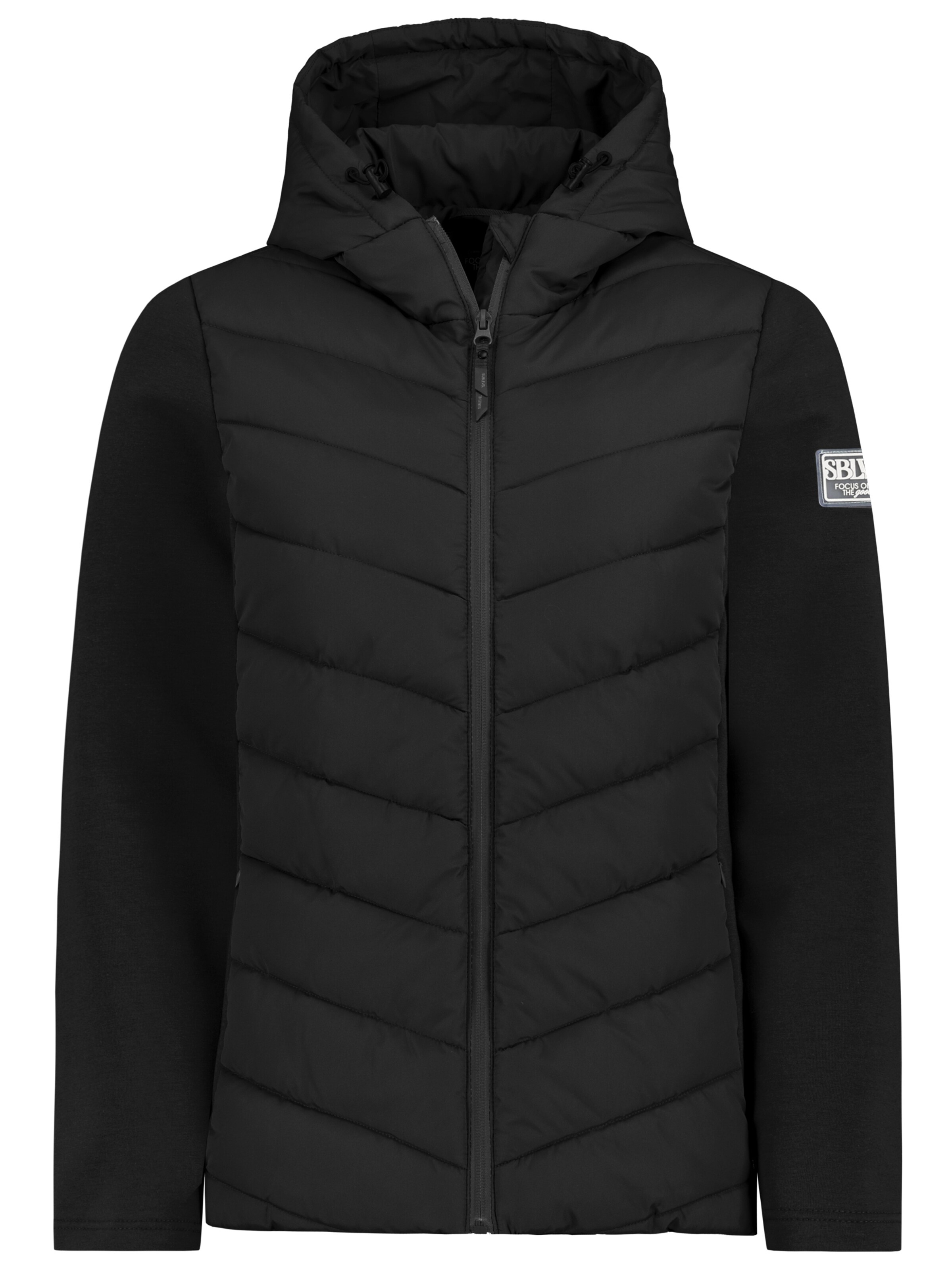 Sublevel Jacke in Schwarz: Vorderseite