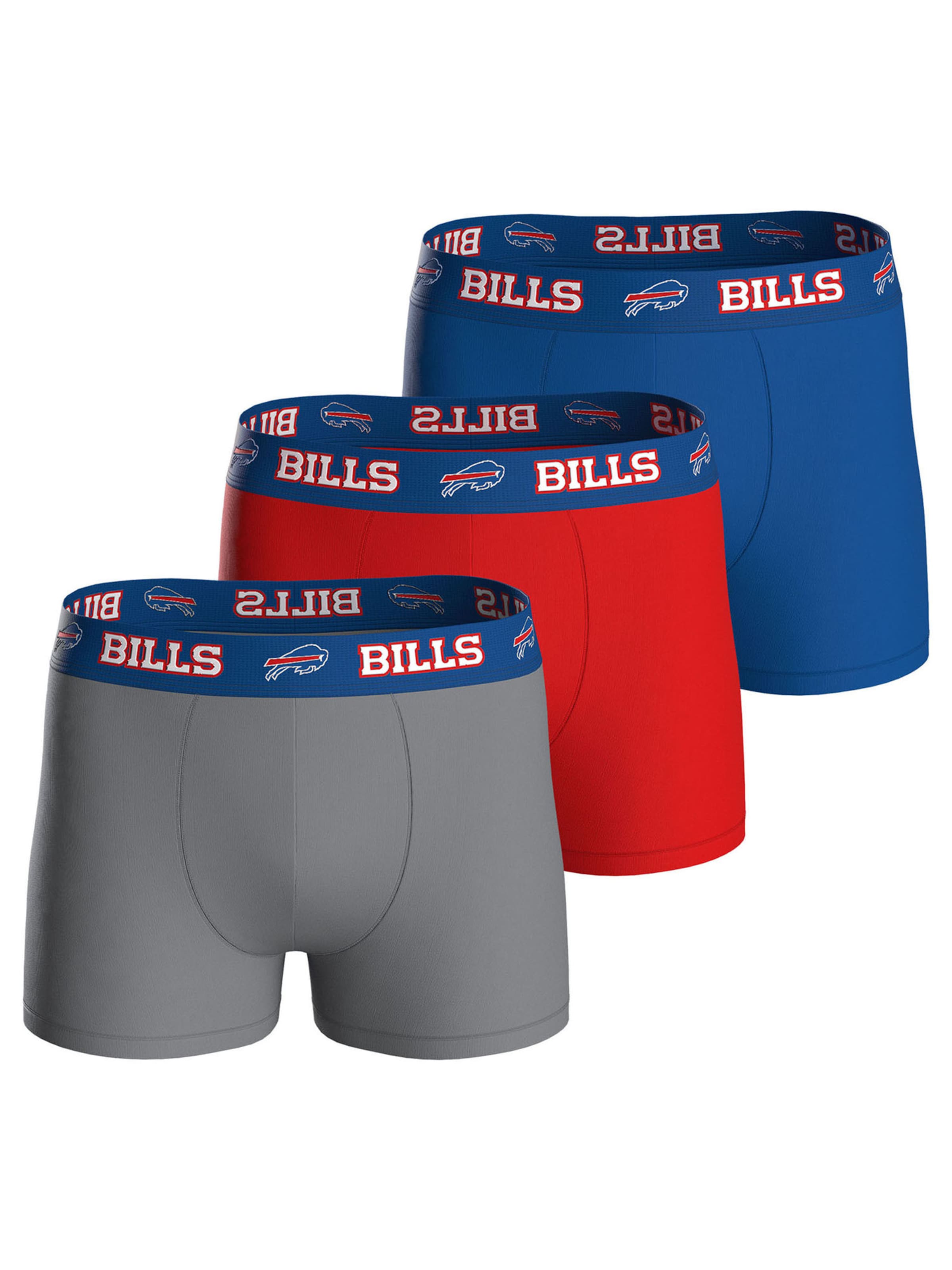 Huddle Boxershorts 'Buffalo Bills' in Mischfarben: Vorderseite