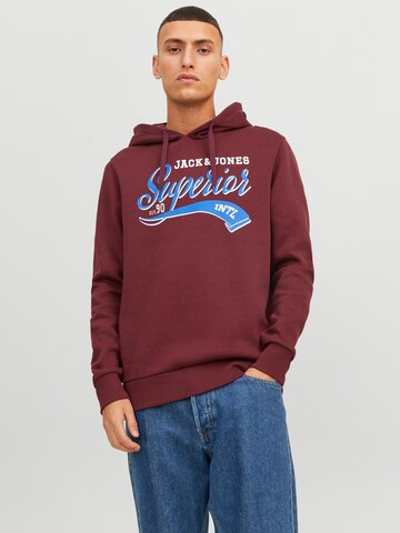 JACK & JONES Sweatshirt in Red: front