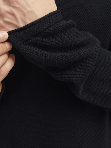 JACK & JONES Средняя посадка Свитер 'JJEHill' в Черный