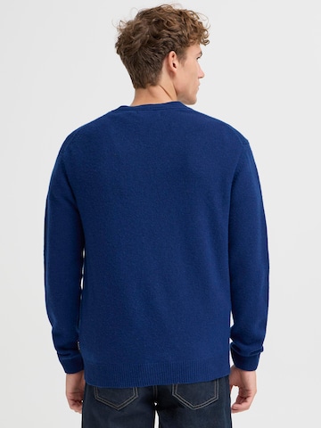 Casual Friday Knit Cardigan 'Karl' in Blue