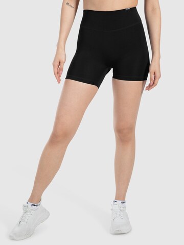 Coupe slim Pantalon de sport ' Lavina ' Smilodox en noir : devant