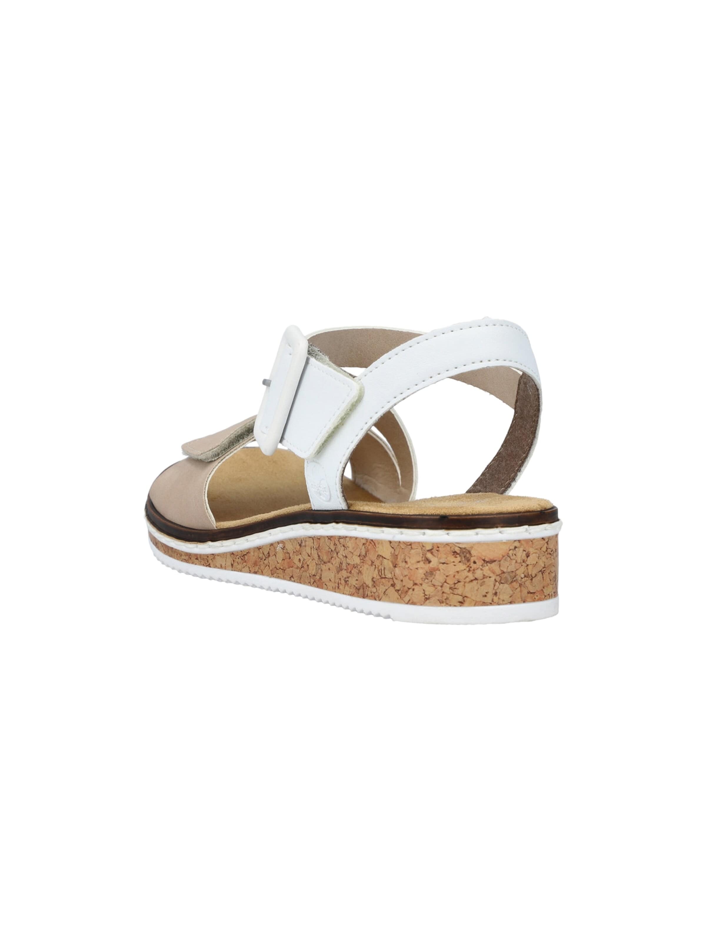 Rieker - Sandalias 'Sandalen mit Klettverschluss Montreux' en blanco