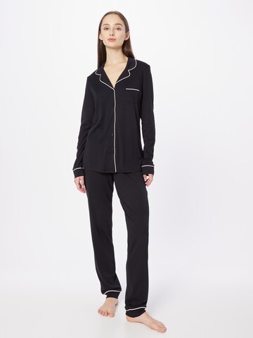 SCHIESSER Pajama in Black: front