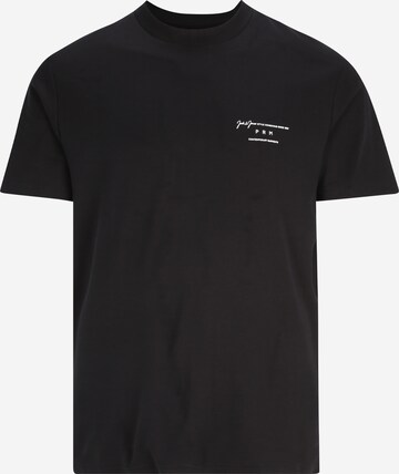 T-Shirt 'Sanchez' Jack & Jones Plus en noir : devant