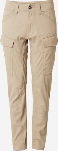 Pantalon cargo G-STAR en marron : devant