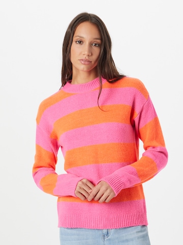 Zwillingsherz Pullover 'Alima' in Orange: predná strana