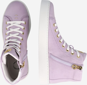 Ca'Shott High-Top Sneakers in Purple
