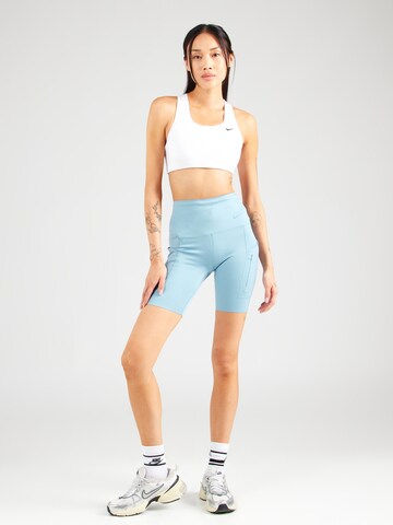 NIKE Skinny Fit Спортен панталон в синьо