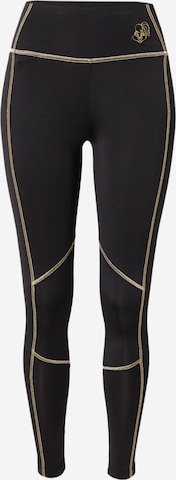 BOSS Black - Skinny Leggings 'Eboria' em preto: frente