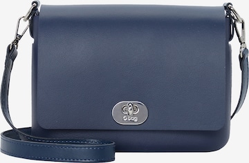 O bag Shoulder Bag in Blue: front
