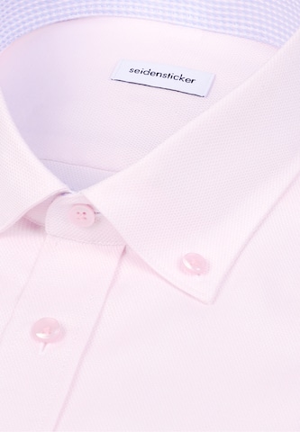 Coupe regular Chemise business SEIDENSTICKER en rose