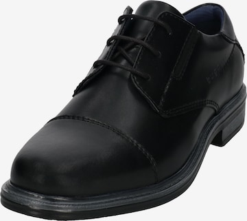 bugatti Lace-Up Shoes in Black: front