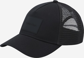 Șapcă de la Calvin Klein pe negru: față