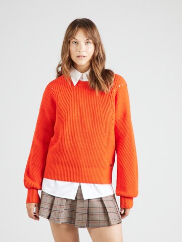 Pull-over GARCIA en orange : devant