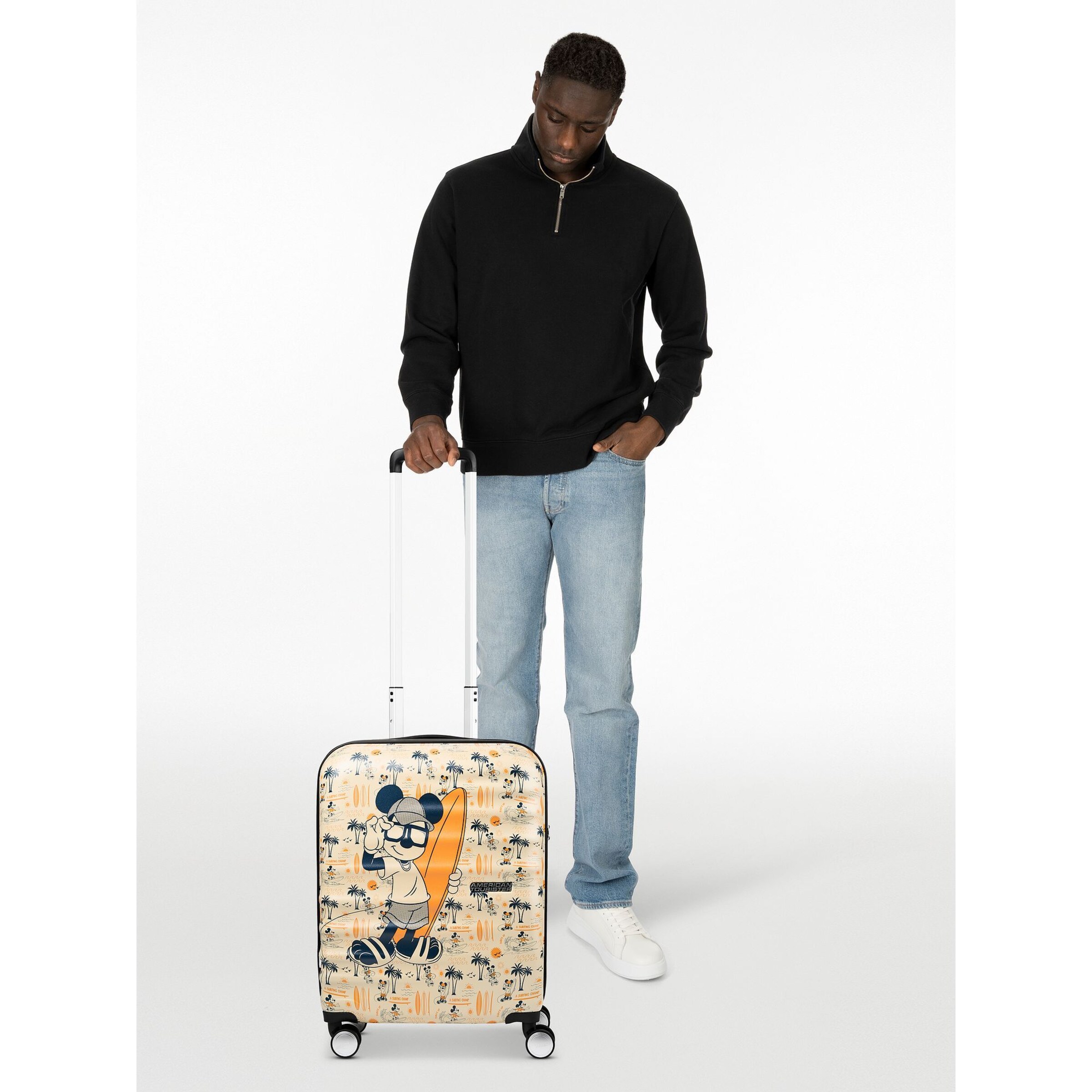 American Tourister Trolley in Beige