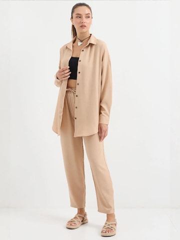 Bigdart - Calças de fato em bege