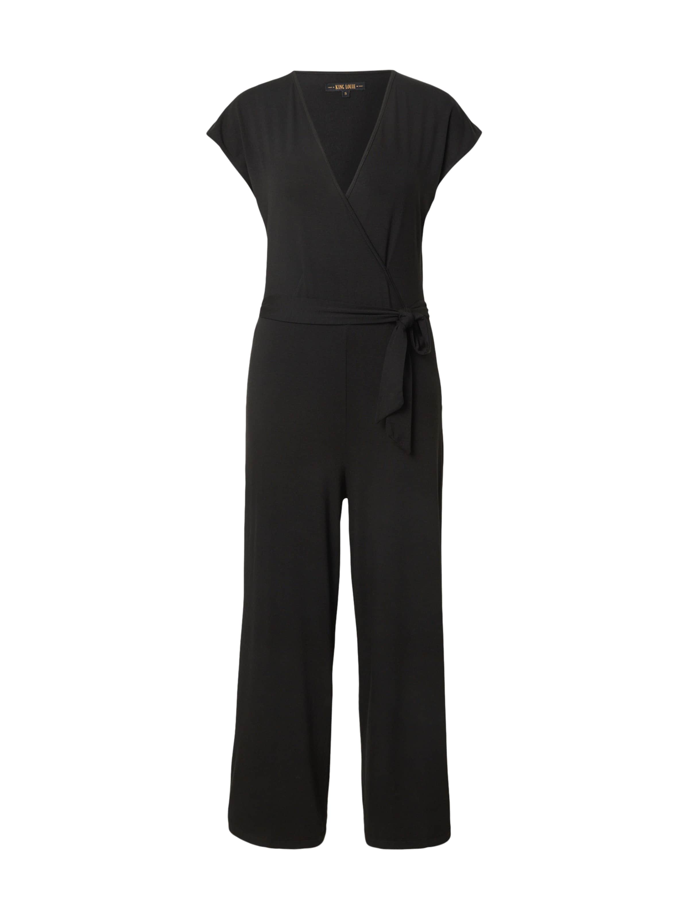 Salopeta 'Silva' de la King Louie pe negru: față