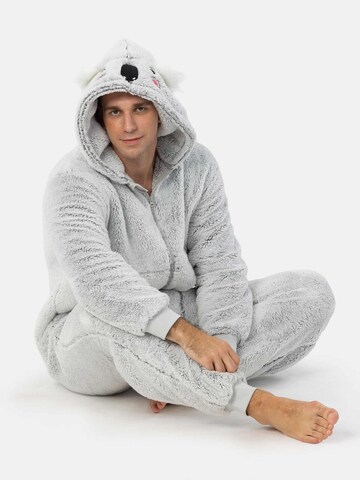 PANTONECLO Hausanzug 'Pantoneclo Men’s Overall'‌‌‌ in Grau