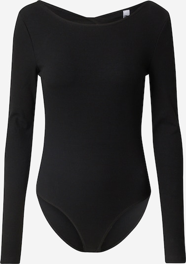 NEON & NYLON Shirtbody en noir, Vue avec produit