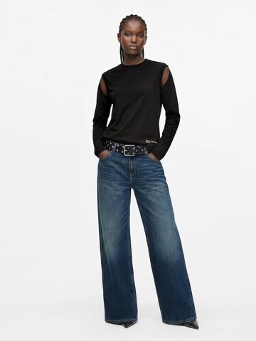 KARL LAGERFELD JEANS Póló - fekete