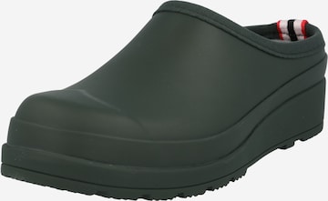 HUNTER Clogs in Grün: predná strana