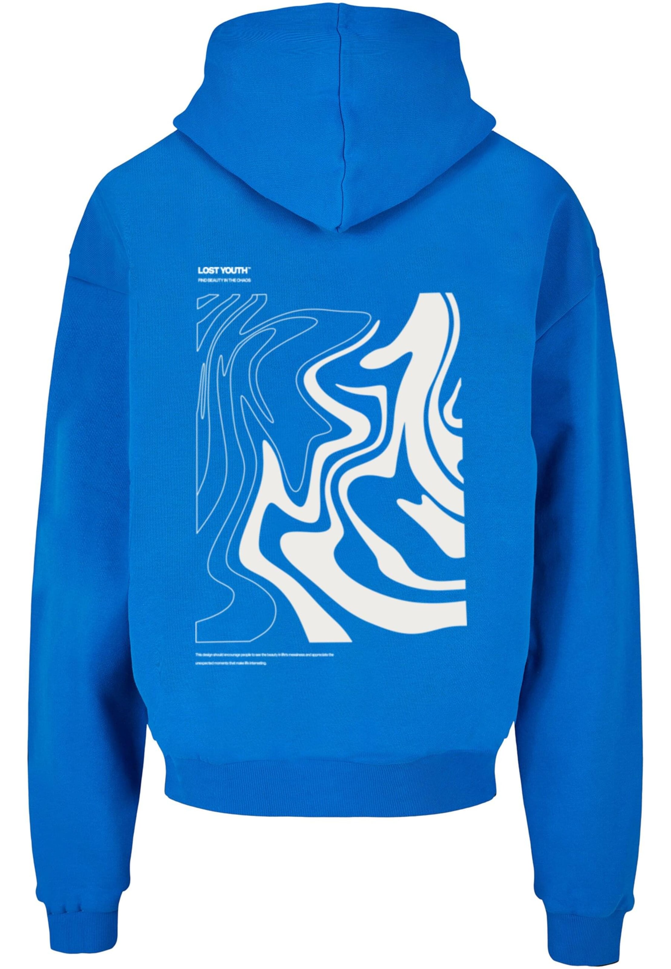 Lost Youth Sweatshirt 'Chaos' in Blue