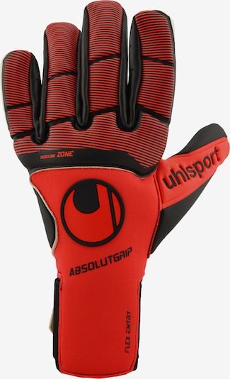 UHLSPORT Handschuh in creme / rot / schwarz, Produktansicht