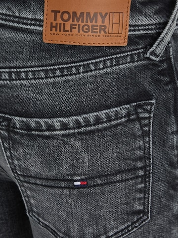 TOMMY HILFIGER Slimfit Jeans 'Scanton' in Zwart