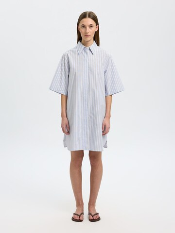 SELECTED FEMME Shirt dress in Blue: front