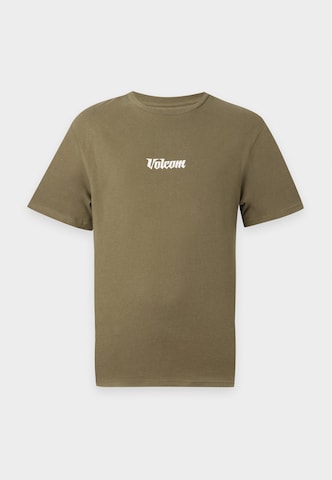 Volcom Μπλουζάκι 'LINEAR' σε πράσινο: μπροστά