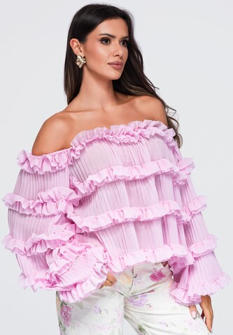Chemisier Ombre en rose : devant