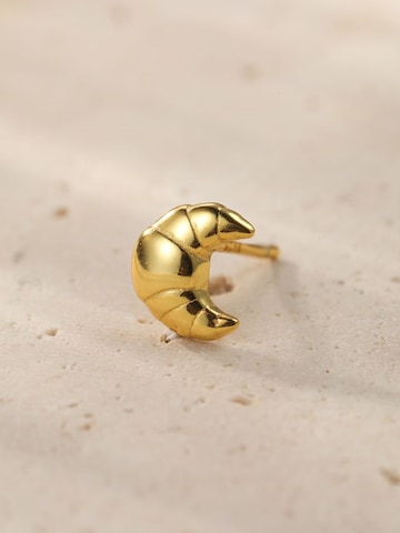 Hey Happiness - Pendientes 'Croissant' en oro