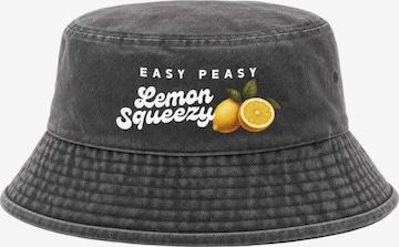 Neverless Hat 'Lemon Squeezy' in Black: front