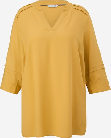 TRIANGLE Blouse in Yellow: front
