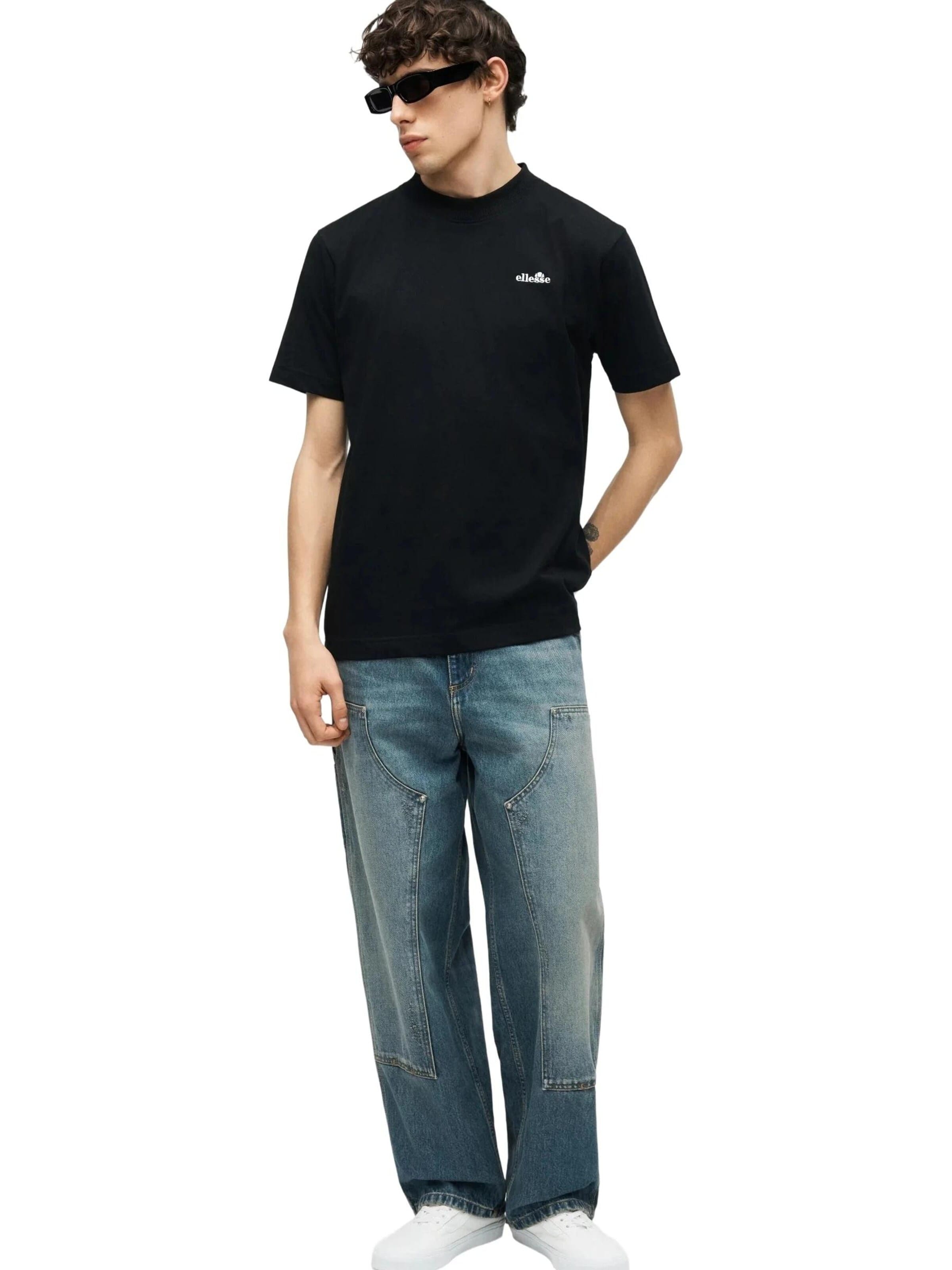 ELLESSE - Camisa 'Camiseta ellesse negra acciano tee' em preto